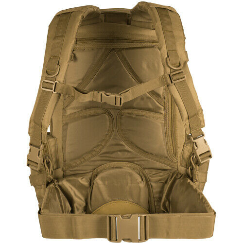 Large Tactical Backpack 2 Day Combat Pack Travel Hiking Back Pack Coyote Brown