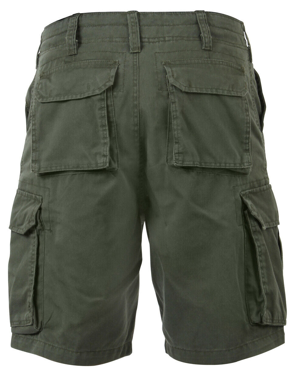 Rothco Vintage Solid Paratrooper Cargo Shorts - Olive Drab Green