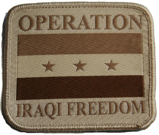 military patch oif iraq operation iraqi freedom flag subdued