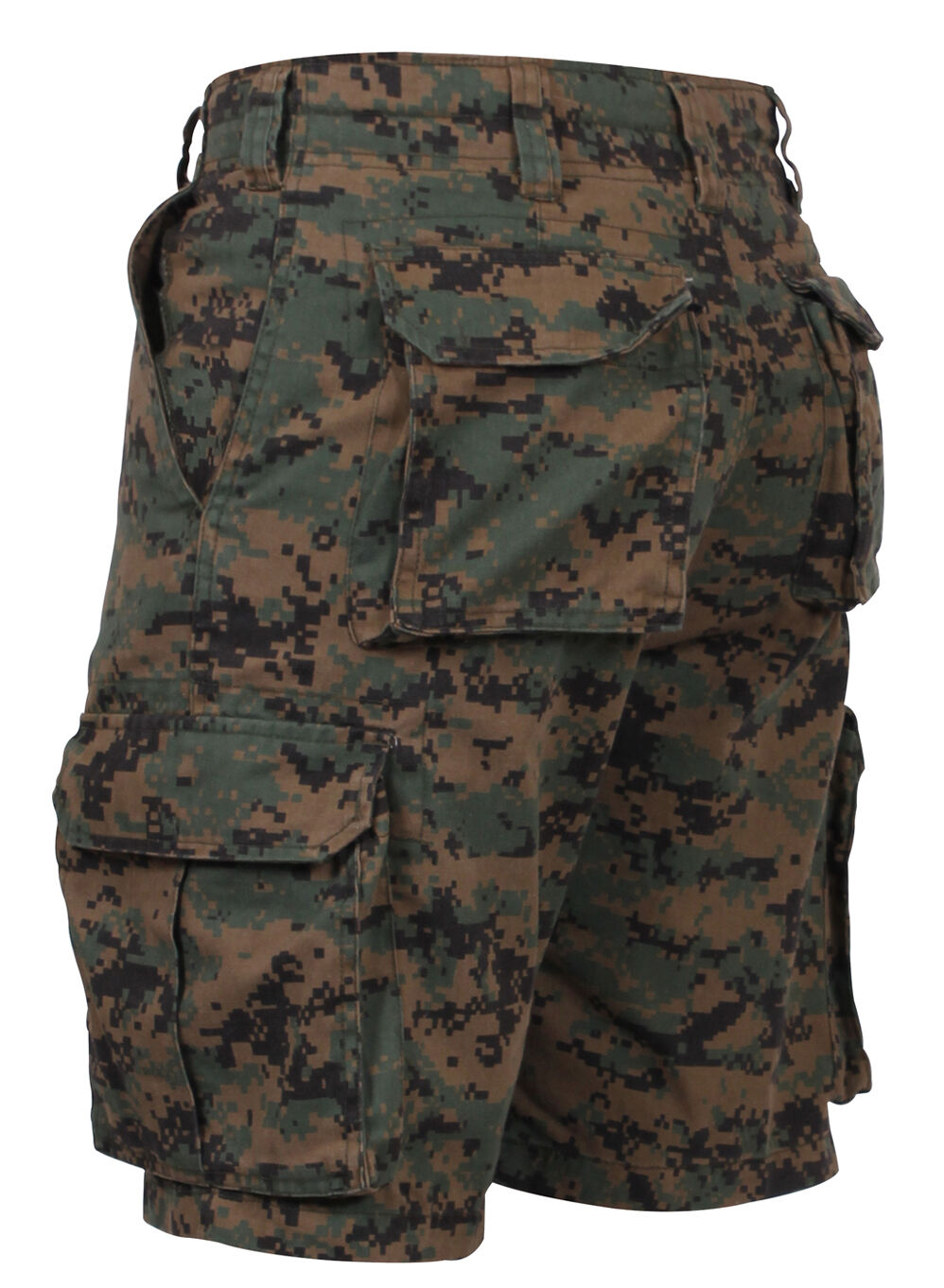 Rothco Digital Camo BDU Shorts - Woodland Digital Camo