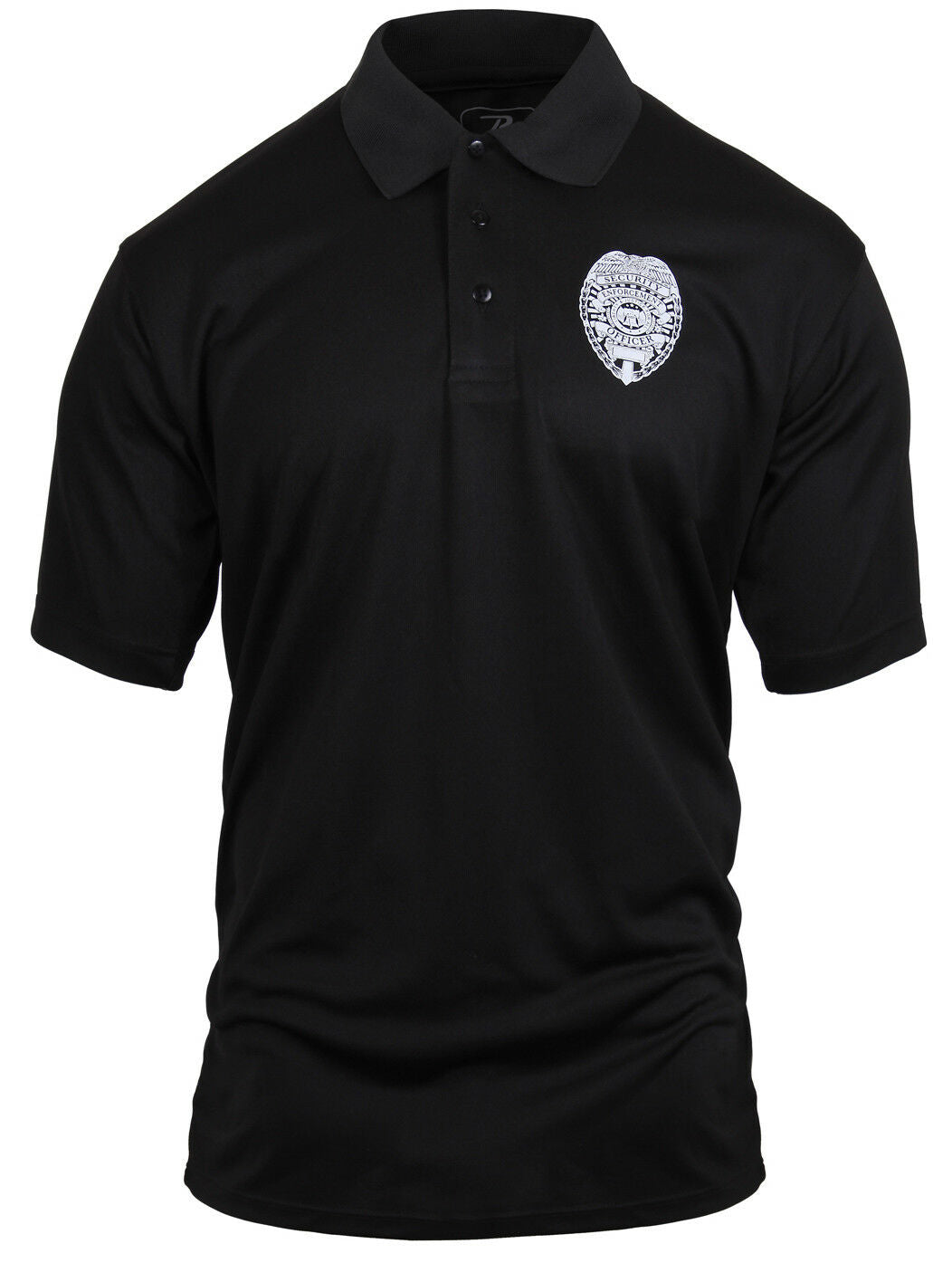 Rothco Moisture Wicking Security Polo Shirt With Badge