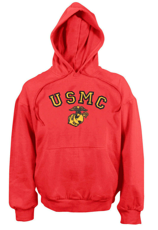 Rothco USMC Eagle, Globe & Anchor Pullover Hooded Sweatshirt
