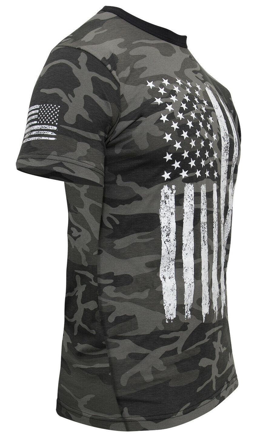Rothco Camo US Flag T-Shirt