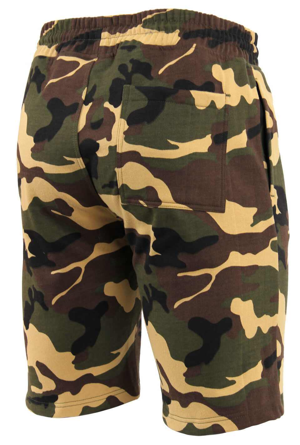 Mens Woodland Camo Sweat Shorts Gym Fitness Shorts Rothco 1735