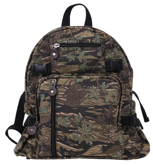 Rothco Vintage Canvas Compact Backpack - Smokey Branch Camo