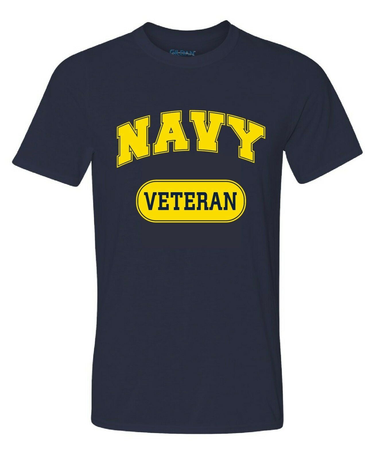 Military USN US Navy Veteran T-shirt Performance PT Work Out Fitness Shirt Blue