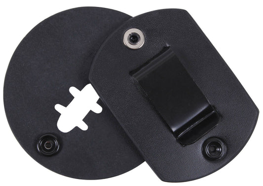 Rothco Round Leather Clip On Badge Holder
