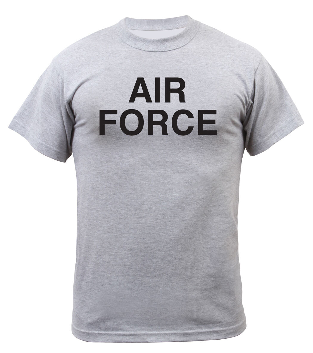 Rothco Grey Physical Training T-Shirt  Air Force Navy Marines