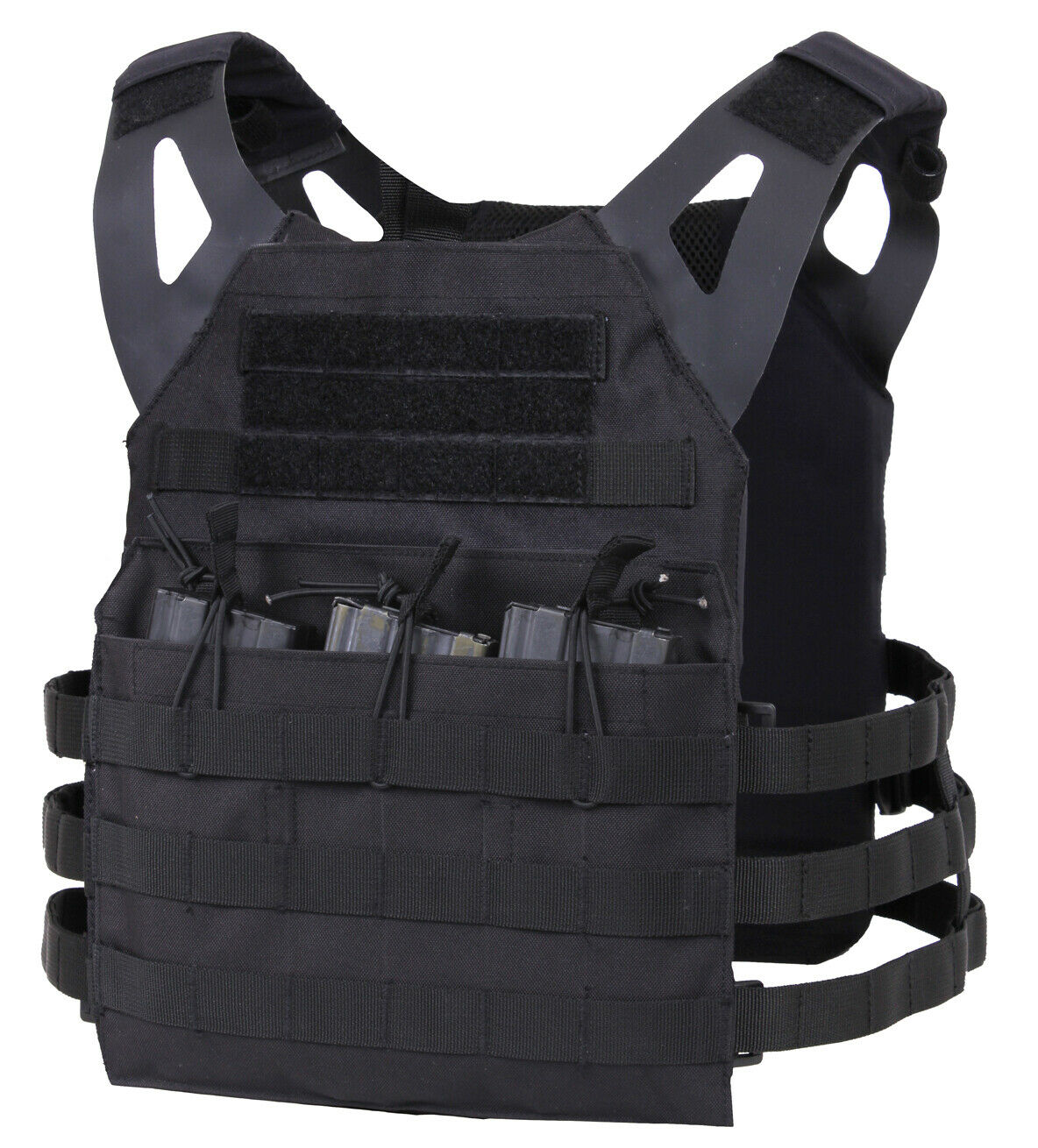 Rothco Lightweight Armor Plate Carrier Vest Oversized 2XL 3XL - Black