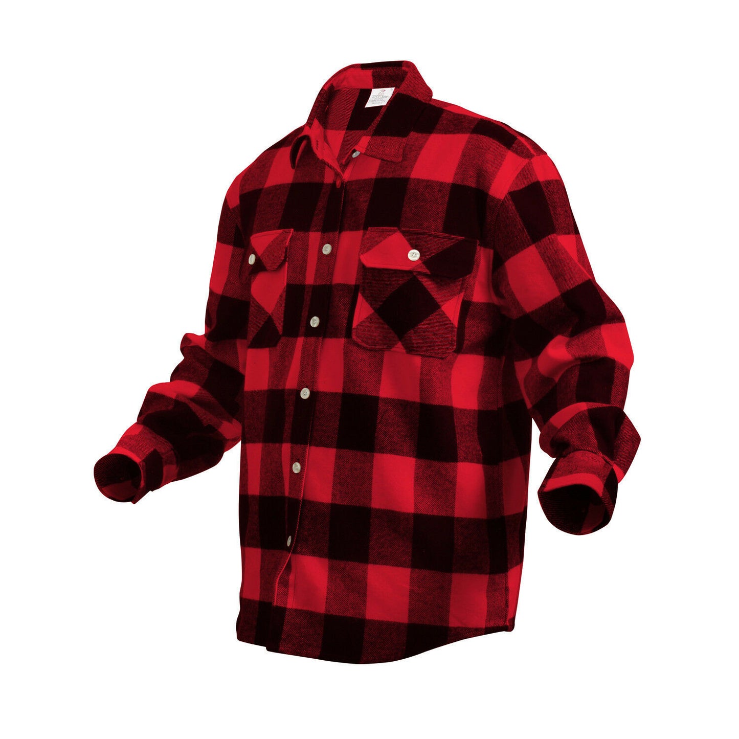 Rothco Concealed Carry Flannel Shirt - Red and Black