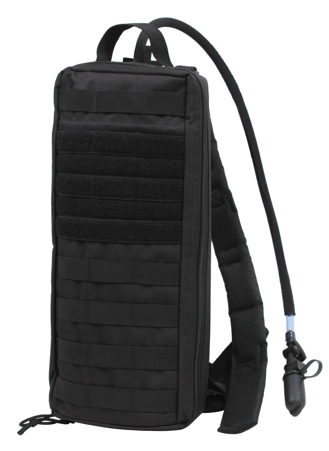 Tactical Hydration Pack With Bladder Molle Attachable Black Rothco 2964
