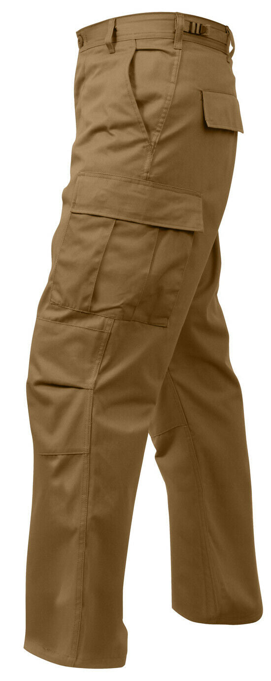 Rothco Relaxed Fit Zipper Fly BDU Pants - Coyote Brown