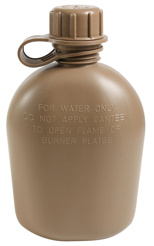 Genuine Military 1 Quart Plastic Canteen - Made In The USA