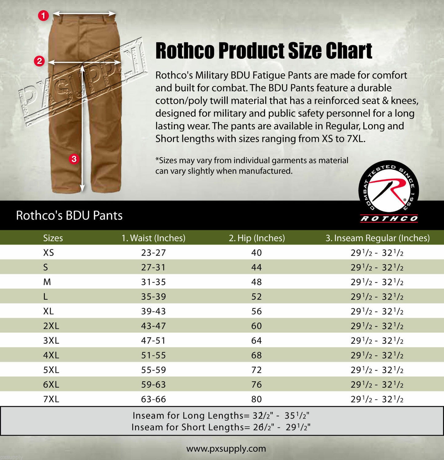 Rothco Tactical BDU Cargo Pants - Coyote Brown