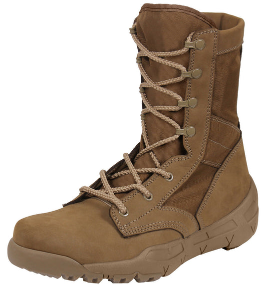 Rothco V-Max Lightweight Tactical Boot - 8 Inch AR 670-1 Coyote Brown