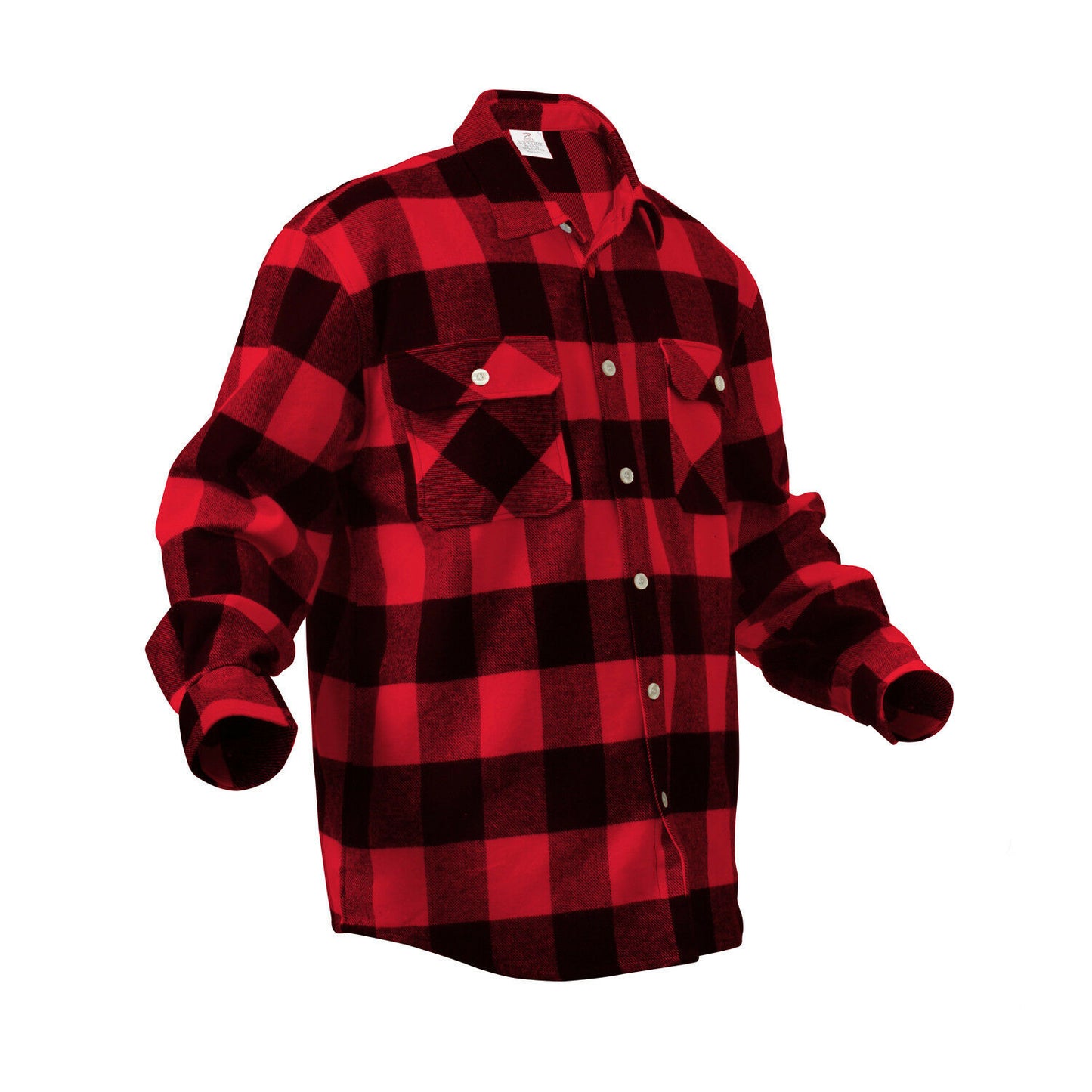 Rothco Concealed Carry Flannel Shirt - Red and Black