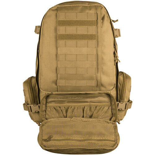 Large Tactical Backpack 2 Day Combat Pack Travel Hiking Back Pack Coyote Brown