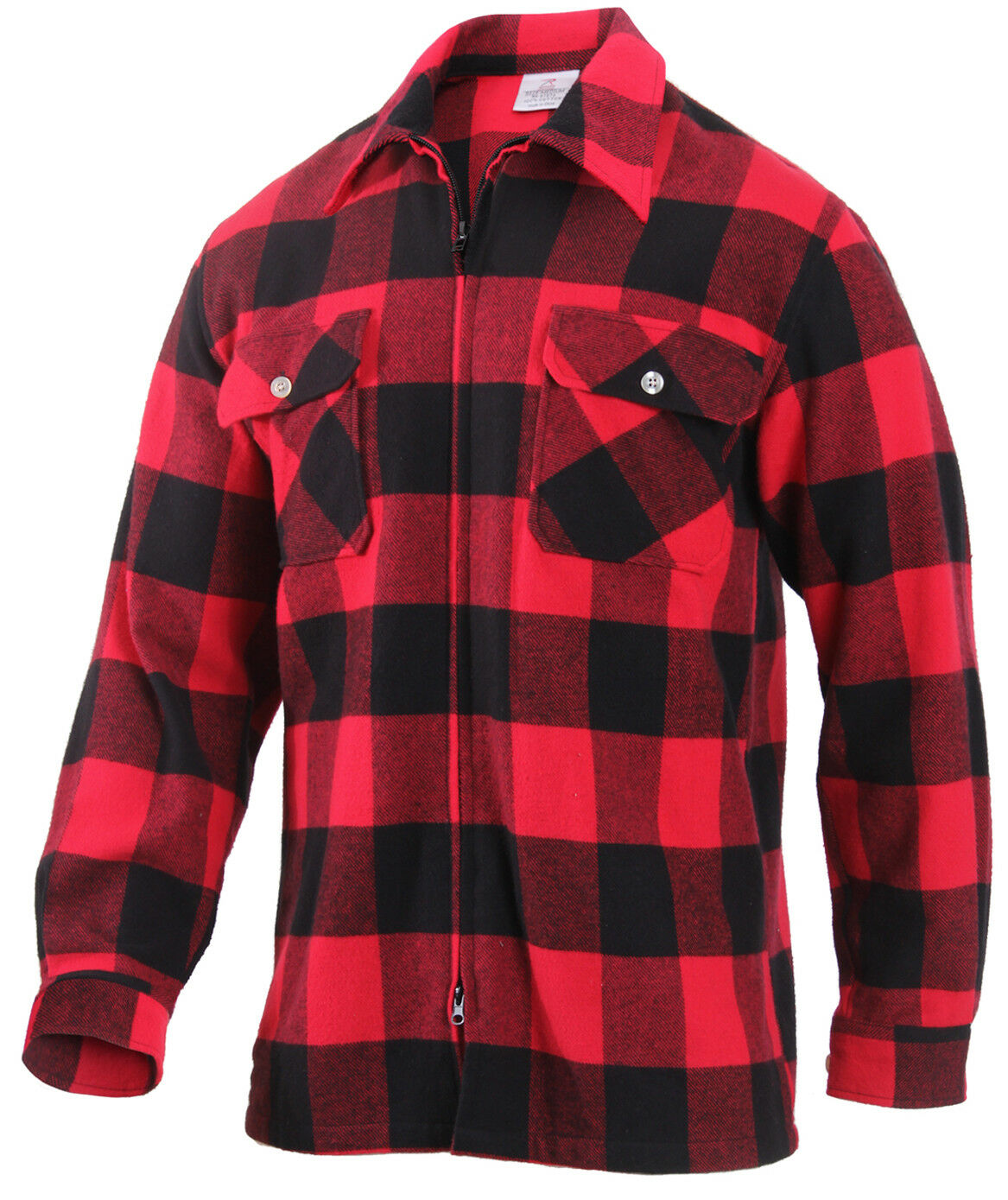 Rothco Concealed Carry Flannel Shirt - Red and Black