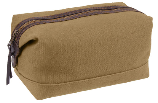 Rothco Canvas And Leather Travel Kit Toiletry Bag