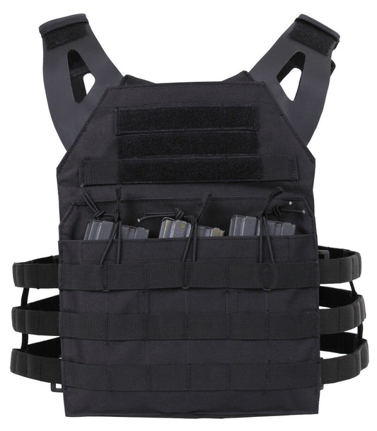 Rothco Lightweight Armor Plate Carrier Vest Oversized 2XL 3XL - Black