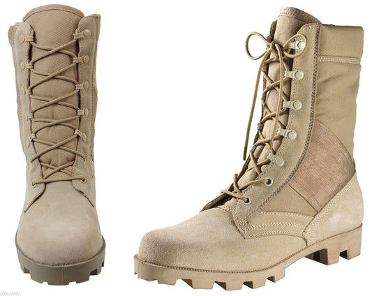 Rothco G.I. Type Speedlace Combat / Jungle Boot - 8 Inch - Desert Tan