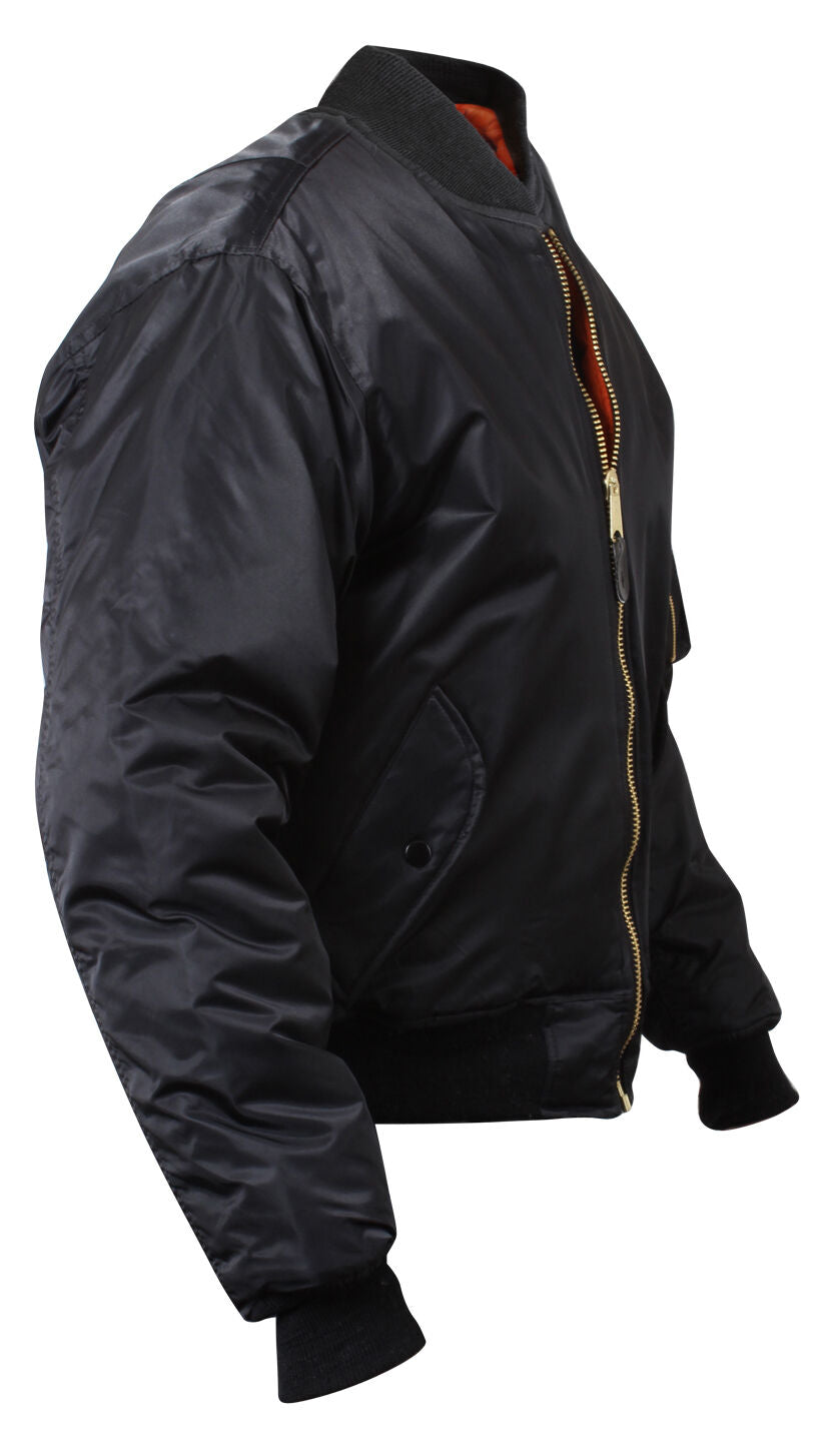 Rothco Concealed Carry MA-1 Flight Jacket - Black