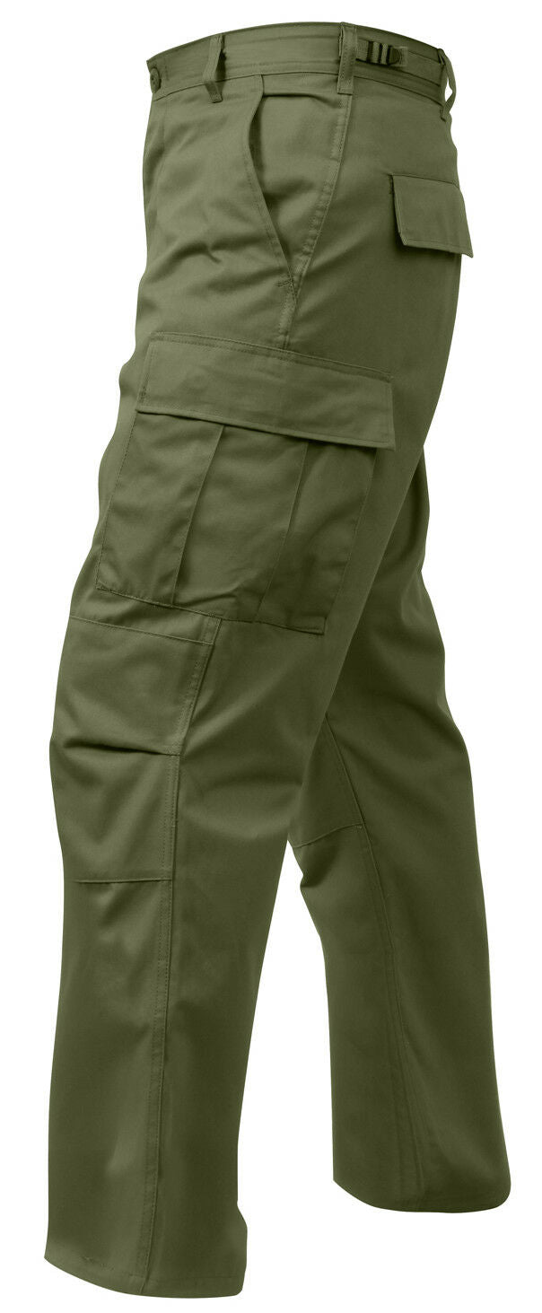 Rothco Relaxed Fit Zipper Fly BDU Pants - Olive Drab Green