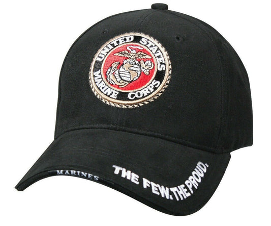 Rothco Deluxe Low Profile Cap With USMC Eagle, Globe & Anchor Logo