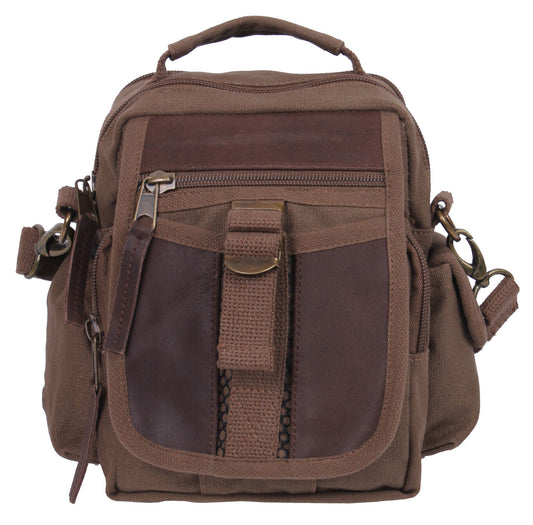 Rothco Canvas & Leather Travel Shoulder Bag