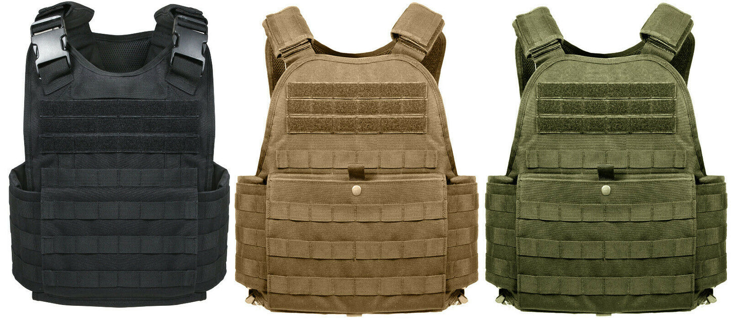 Rothco MOLLE Plate Carrier Vest Regular and Small Sizes