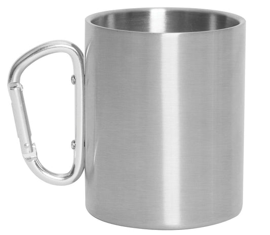 Rothco Insulated Stainless Steel Portable Camping Mug With Carabiner Handle – 15 oz