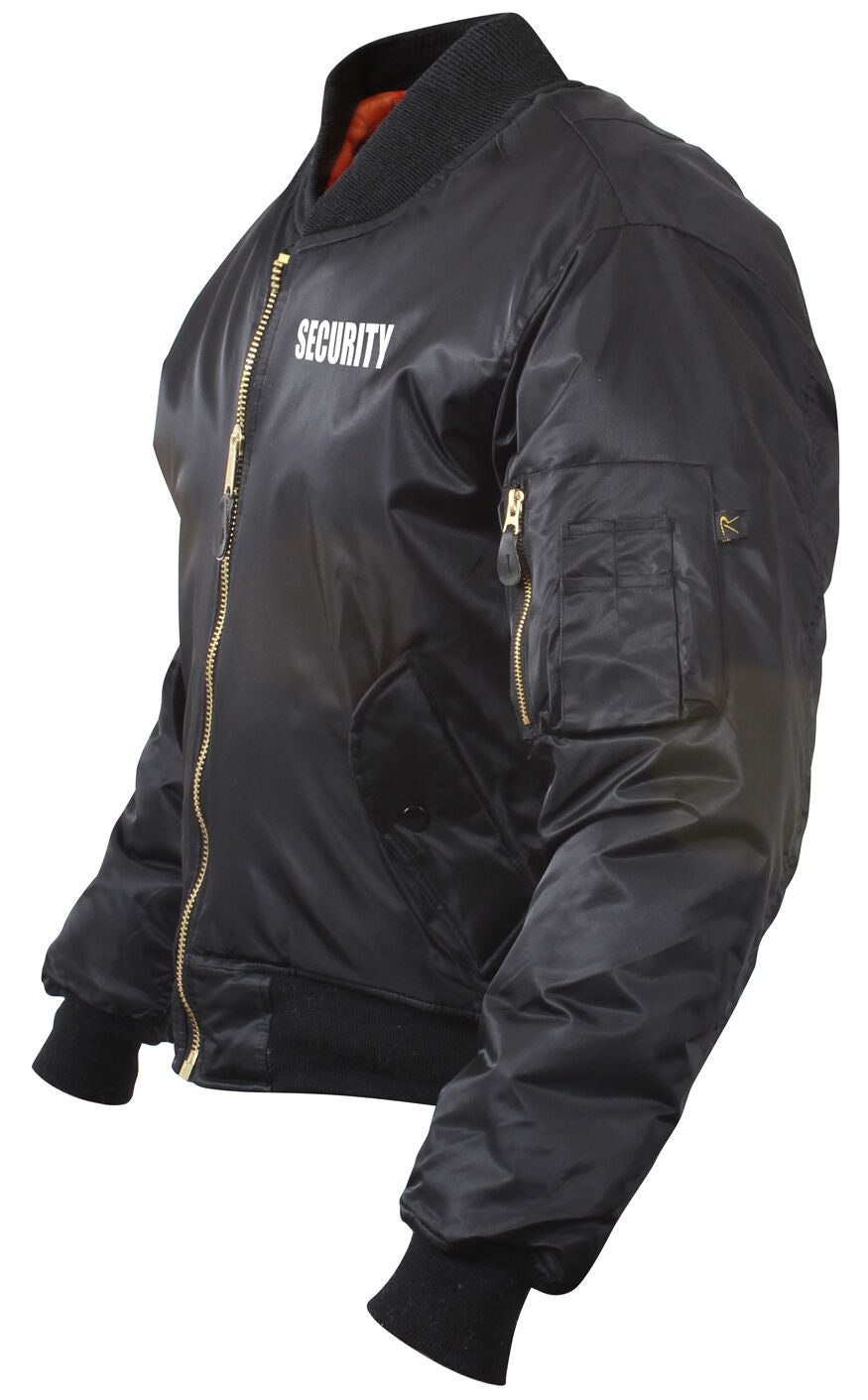 Rothco MA-1 Flight Jacket With Security Print