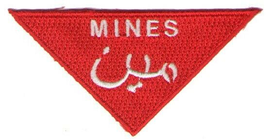 Mines EOD Middle East Military Patch Afghanistan Iraq