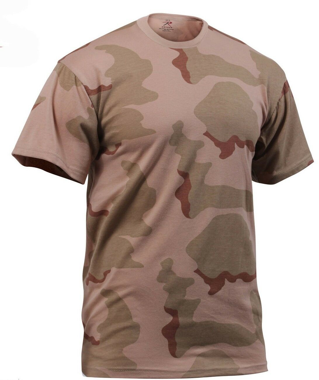 Rothco Camo T-shirt - Tri Color Desert Camo