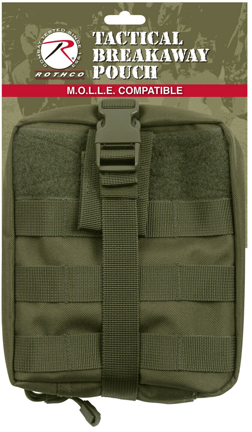 Rothco Tactical MOLLE Breakaway Pouch - Olive Drab