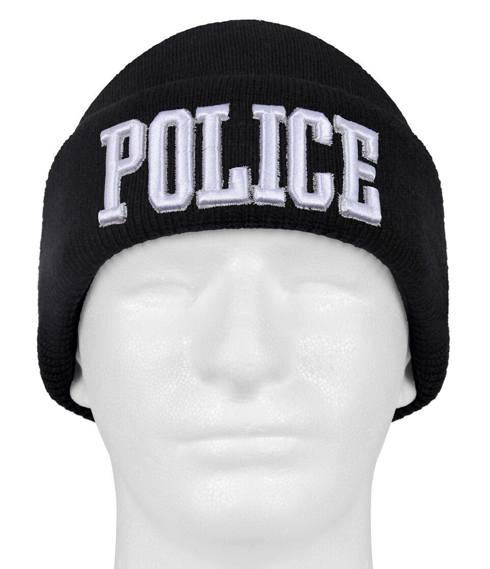 Rothco Deluxe Public Safety Embroidered Watch Cap - Police
