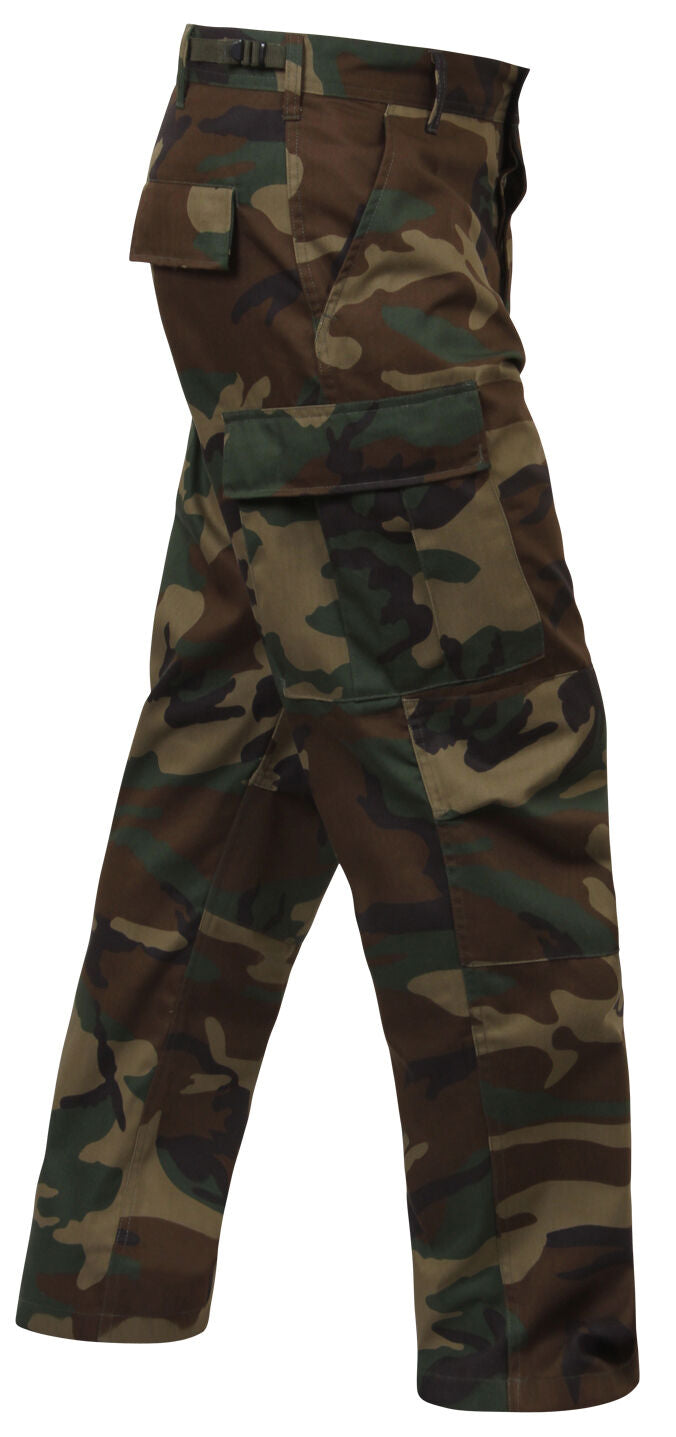 Rothco Camo Tactical BDU Pants - Woodland Camo