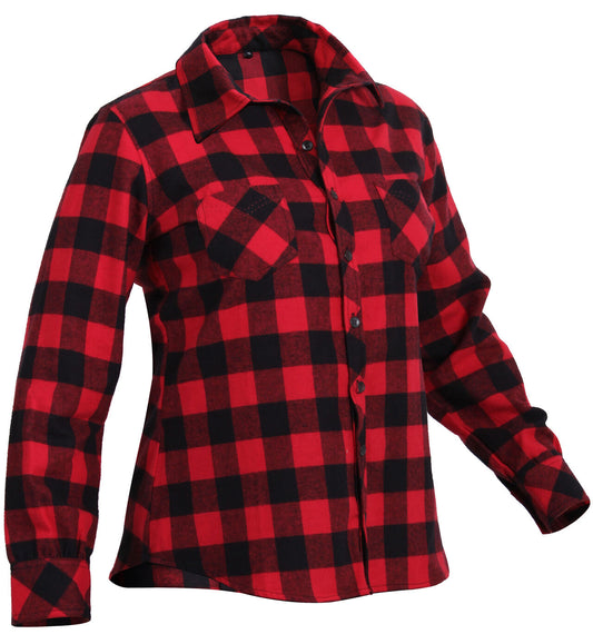Rothco Womens Plaid Flannel Shirt