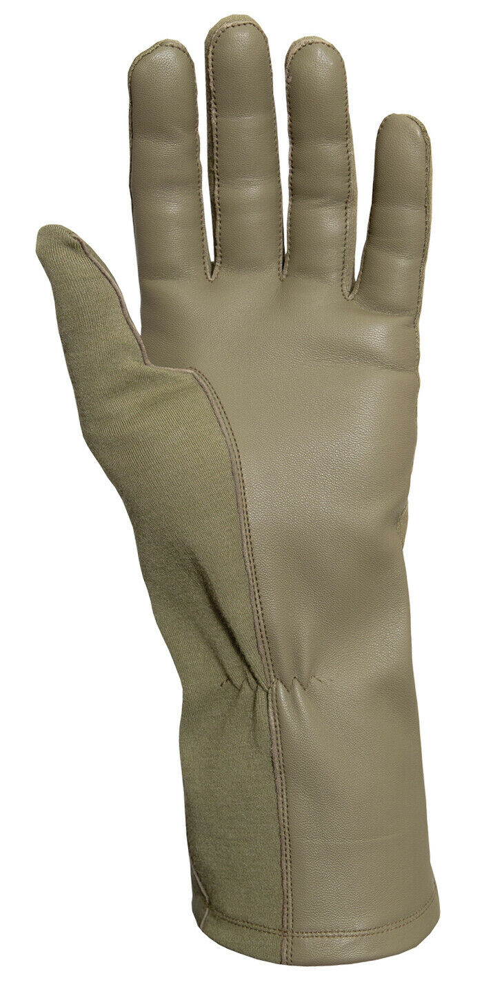 Rothco G.I. Type Flame & Heat Resistant Flight Gloves - Coyote Brown