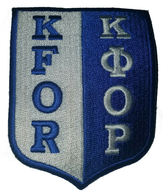 Genuine KFOR Patch NATO Kosovo Force Blue White