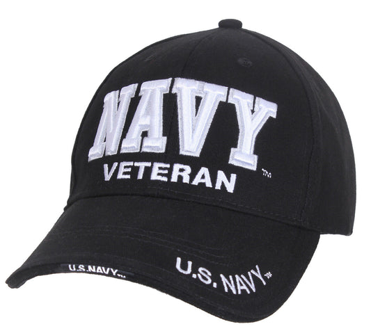 Rothco Deluxe Low Profile Veteran Cap - USN Navy