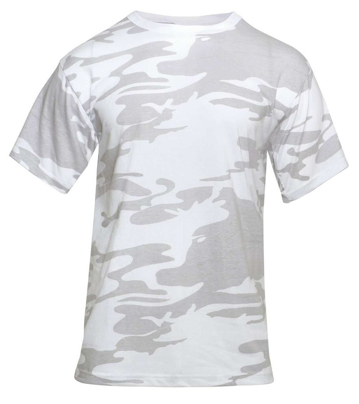 Rothco Color Camo T-shirts - White Camo