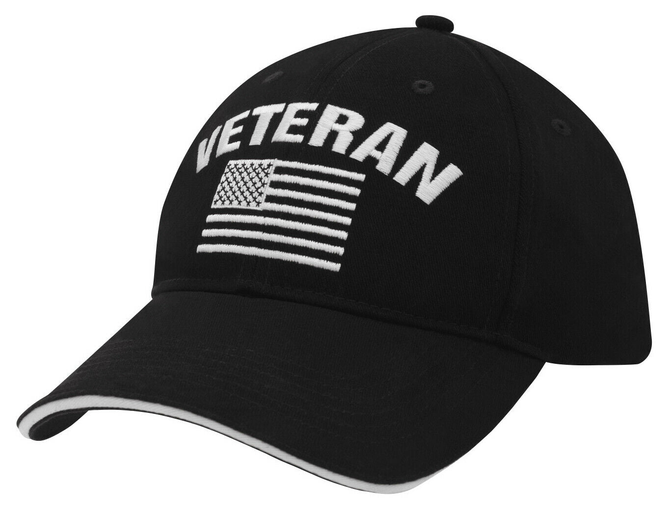 Rothco Veteran Low Profile Cap - Black