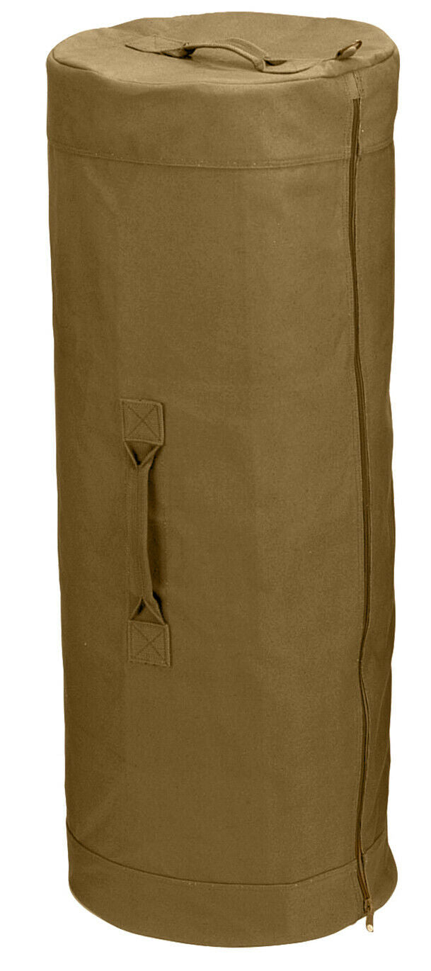 Rothco Canvas Duffle Bag With Side Zipper