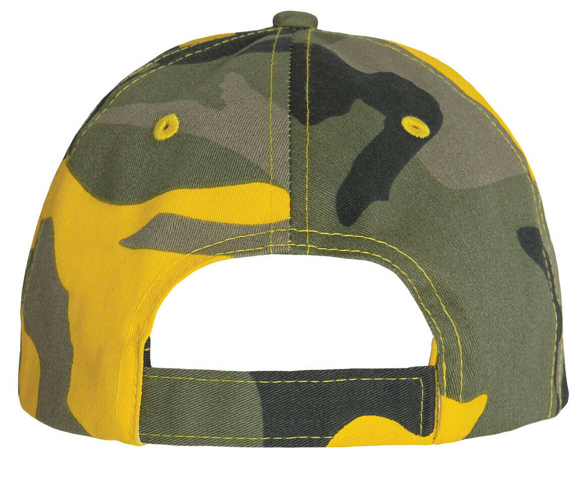 Rothco Color Camo Supreme Low Profile Cap - Yellow Stinger Camo