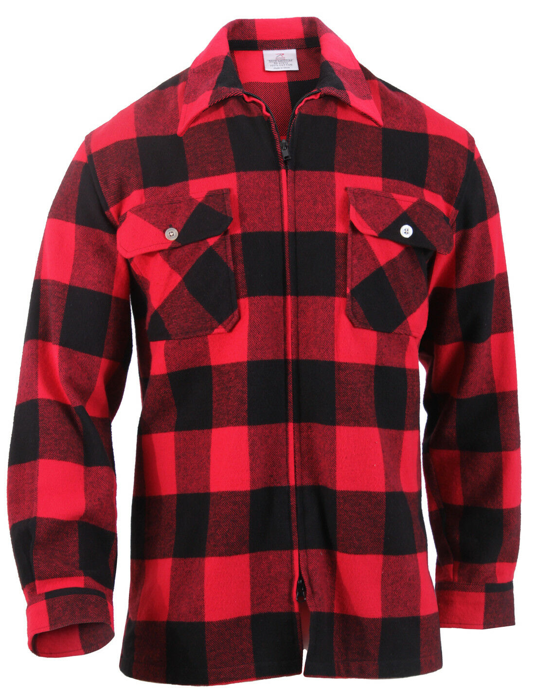 Rothco Concealed Carry Flannel Shirt - Red and Black