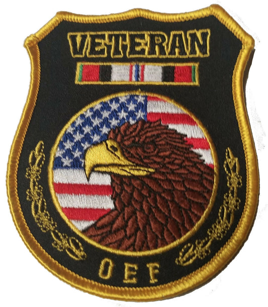 Military Afghanistan Veteran Patch Operation Enduring Freedom OEF NATO