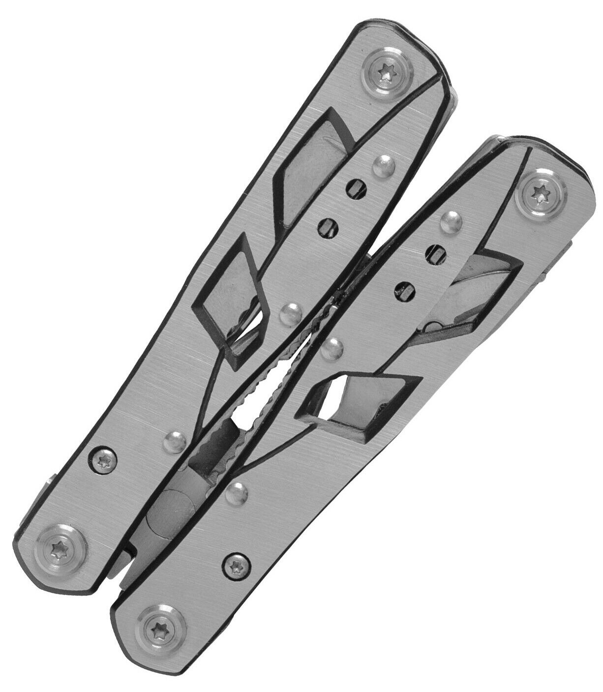 Rothco Stainless Steel Multi Tool Knife Pliers Bottle Can Opener Scissors 5223