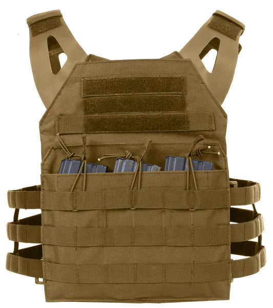 Rothco Lightweight Armor Plate Carrier Vest Oversized 2XL 3XL - Coyote Brown