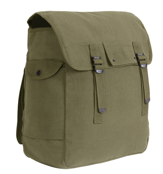 Jumbo Musette Bag Backpack Canvas 15" x 15" x 5" rothco 2353 2355